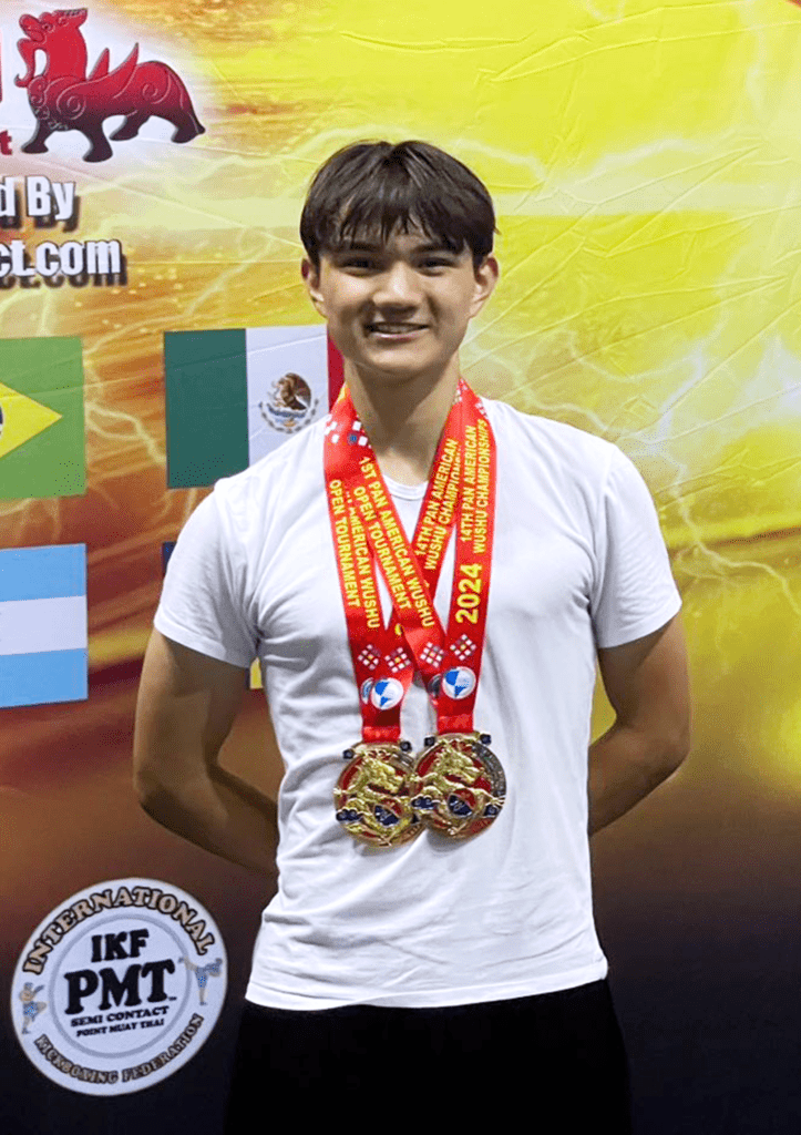 Noah Von Dem Bruch 在「第十四屆泛美武術錦標賽」上獲得2 枚金牌