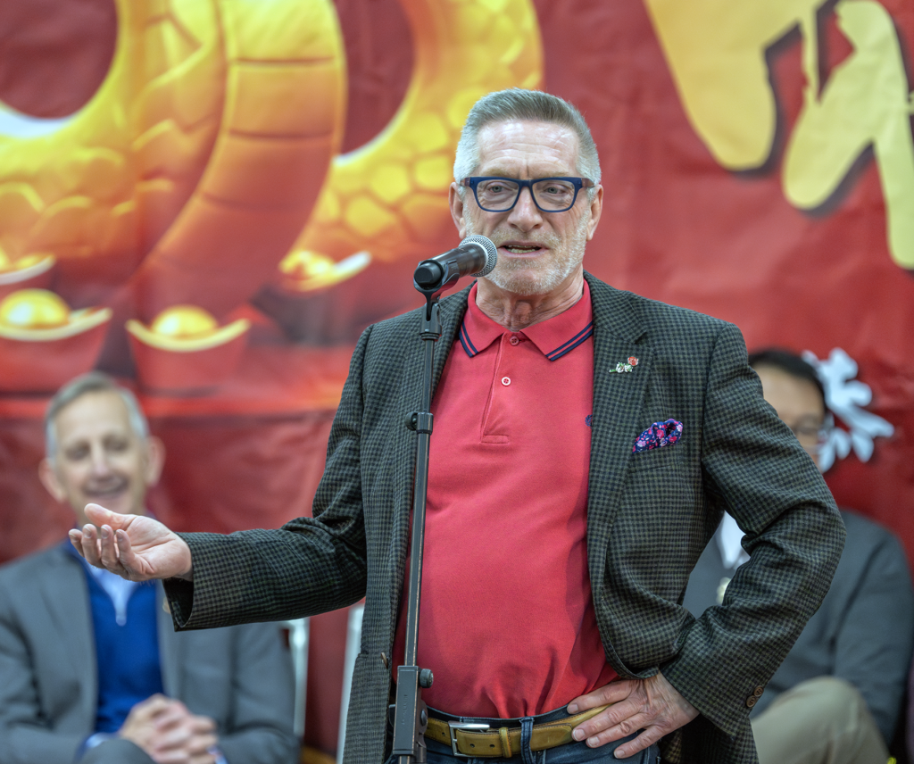 波特蘭市議員丹·萊恩（Dan-Ryan）講話